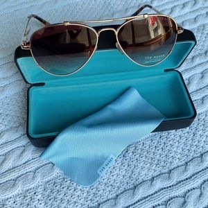NWT Ted Baker Aviator Gold/brown